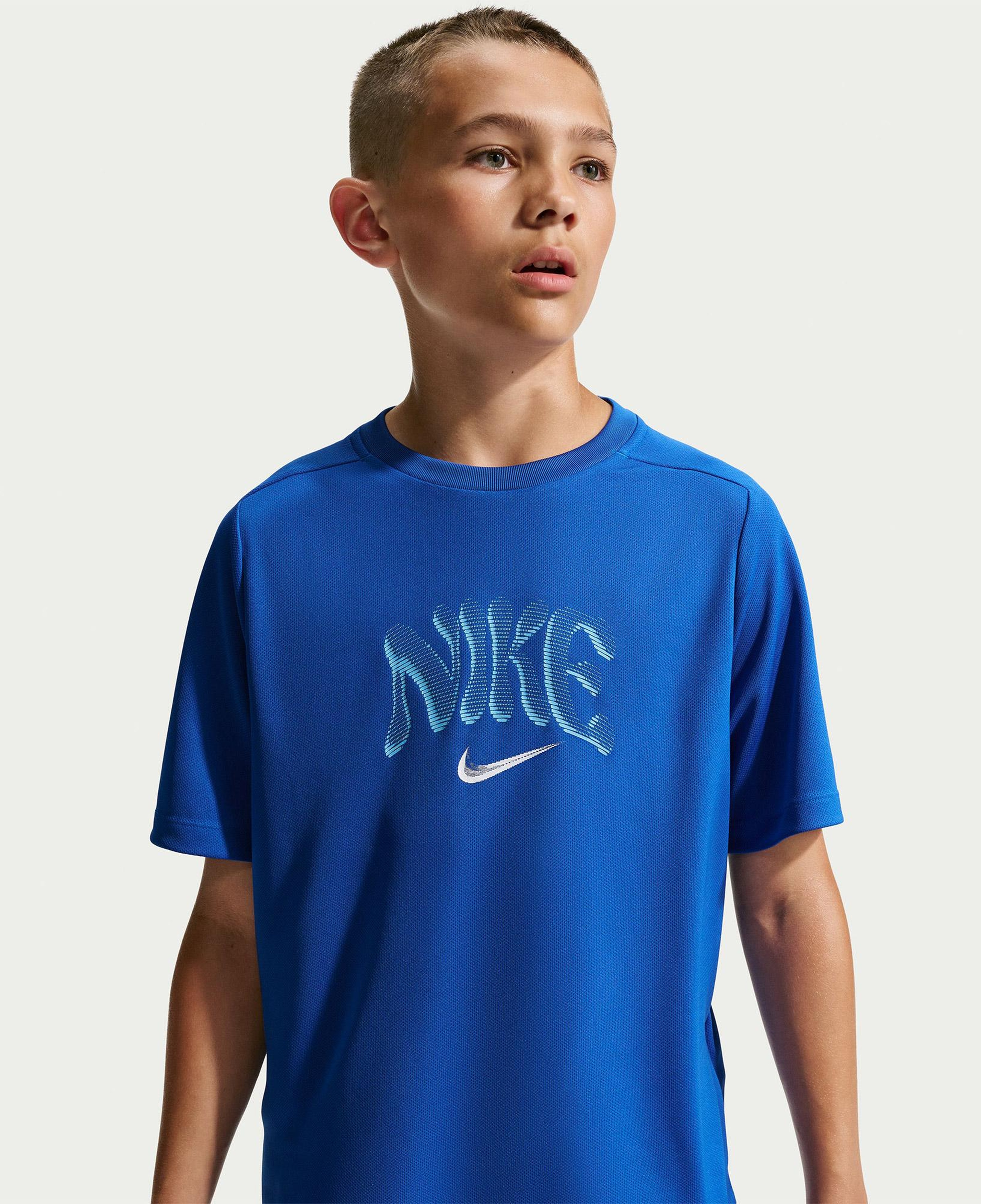 Nike Multi Refresh Genç Çocuk Mavi T-Shirt