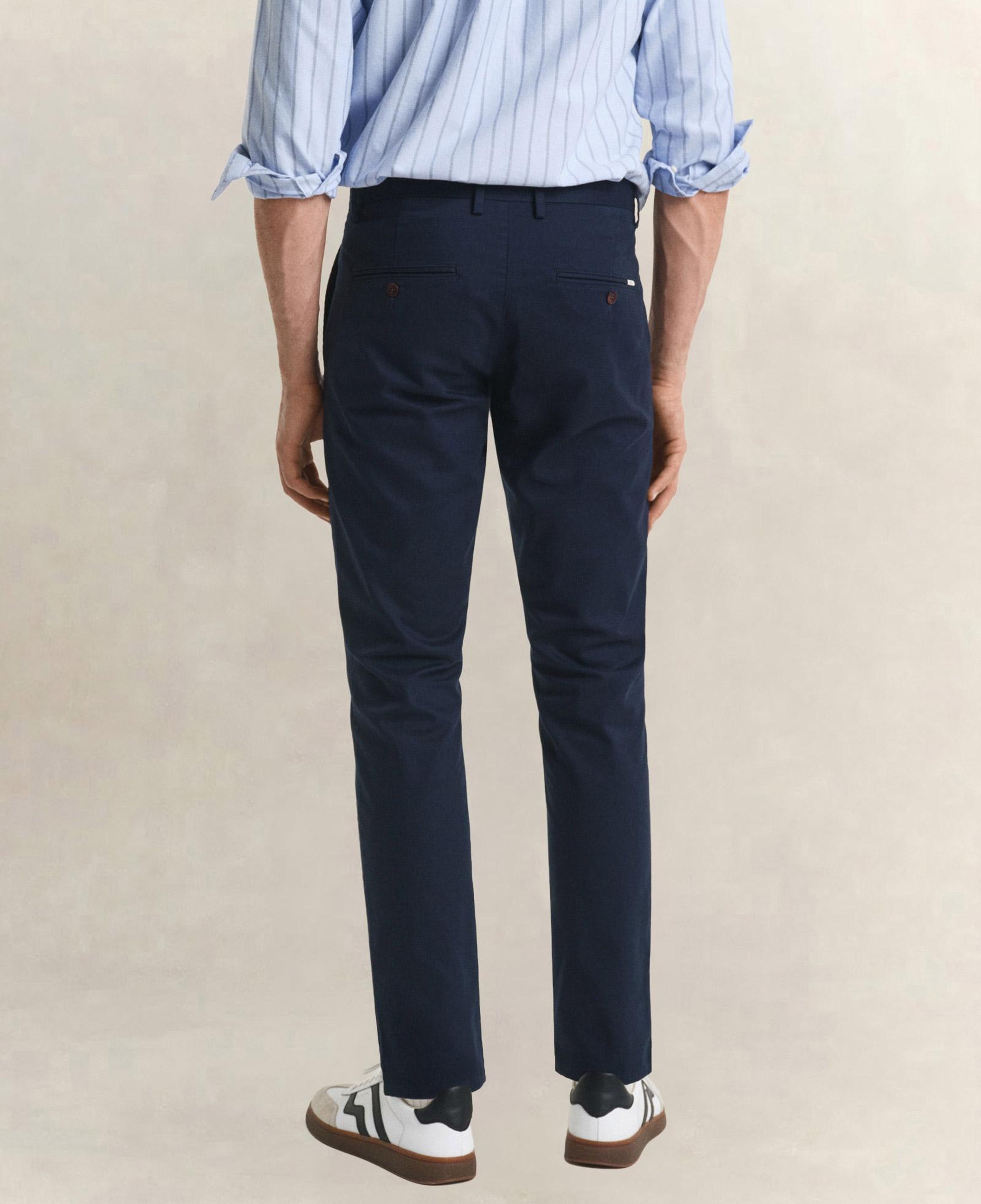 GANT Erkek Lacivert Slim Fit Chino Pantolon