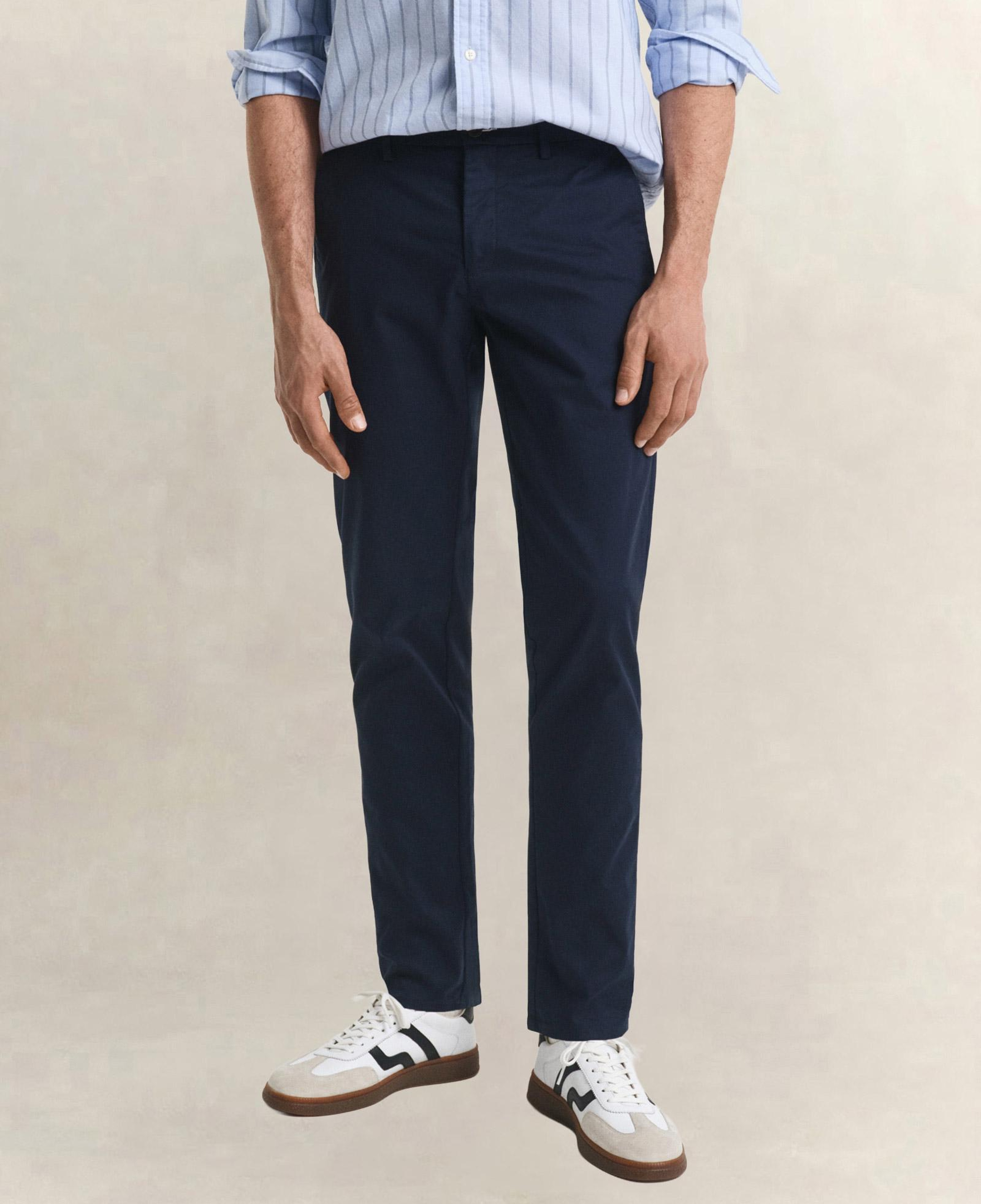 GANT Erkek Lacivert Slim Fit Chino Pantolon