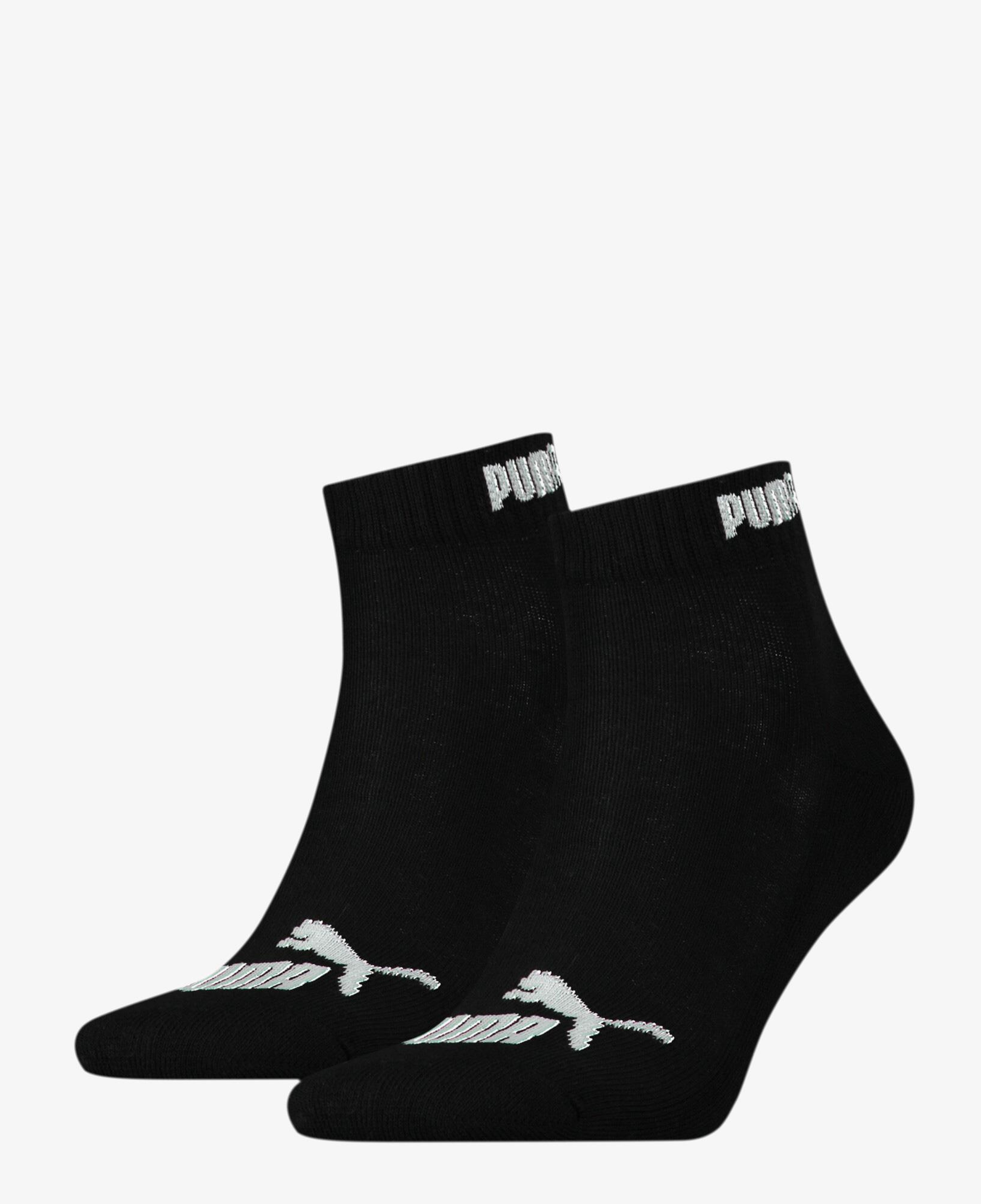Puma Quarter-V Cushioned 2'li Unisex Siyah Çorap