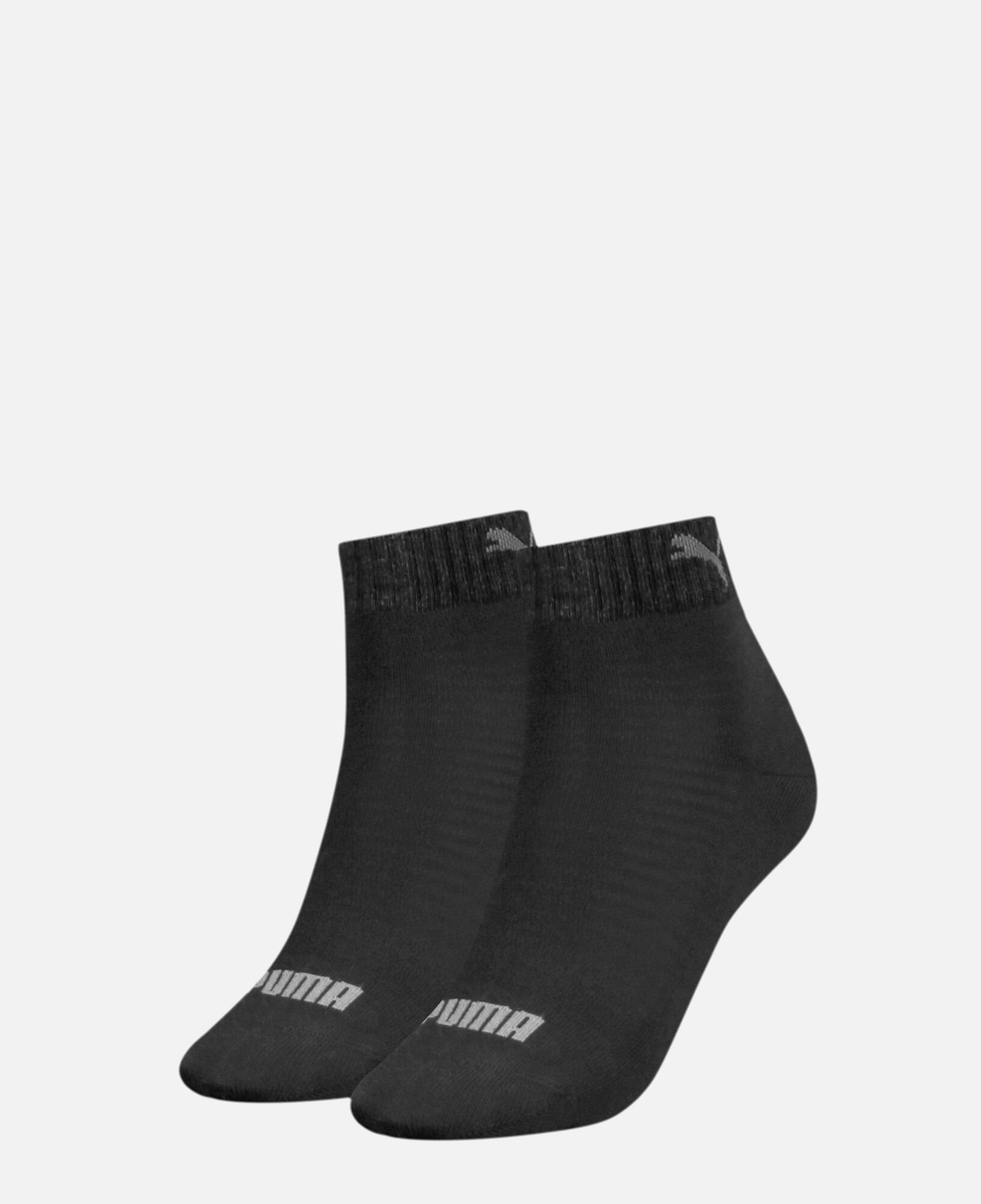 Puma Quarter 2'li Unisex Siyah Çorap