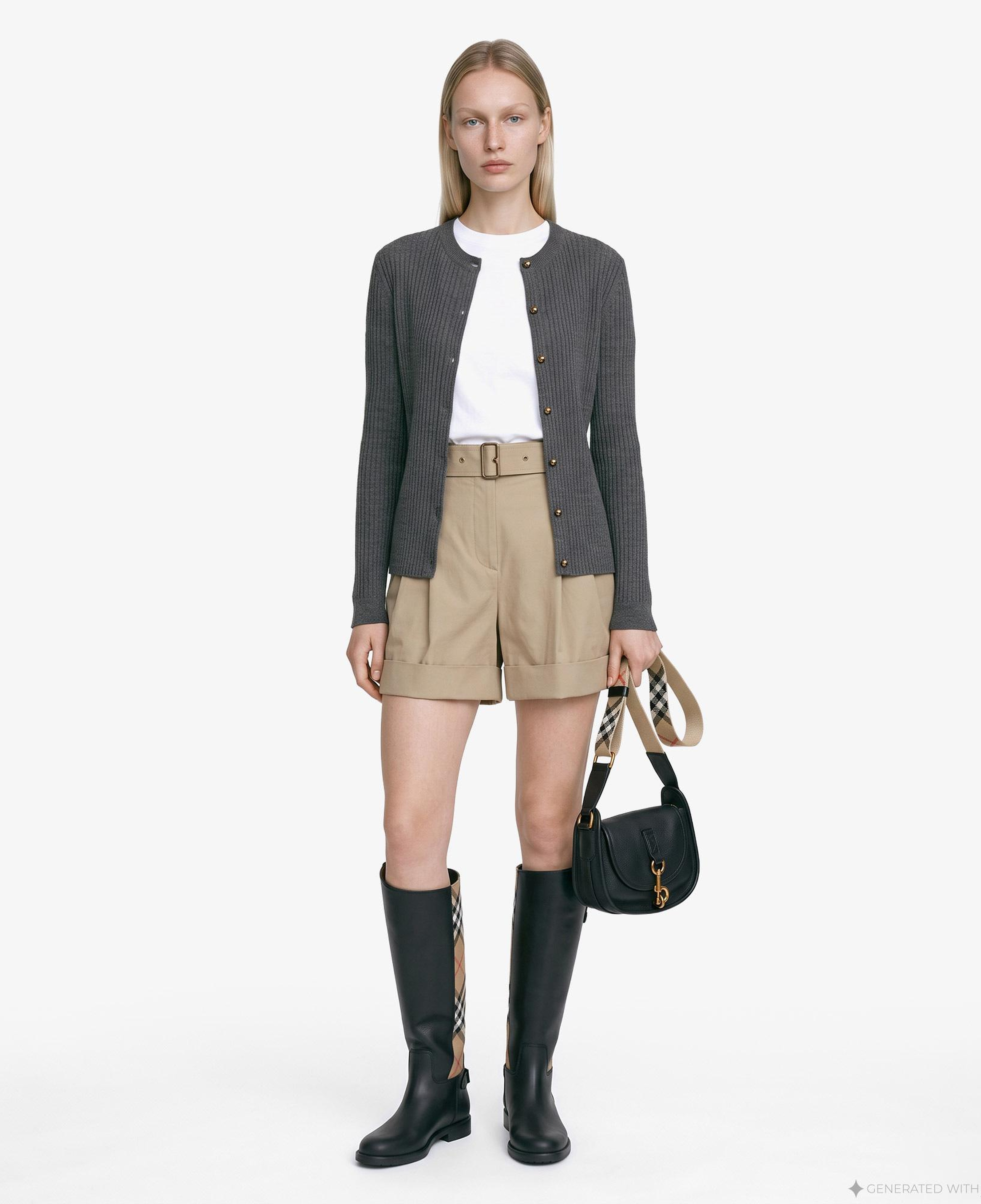 Burberry Rae Kadın Gri Hırka
