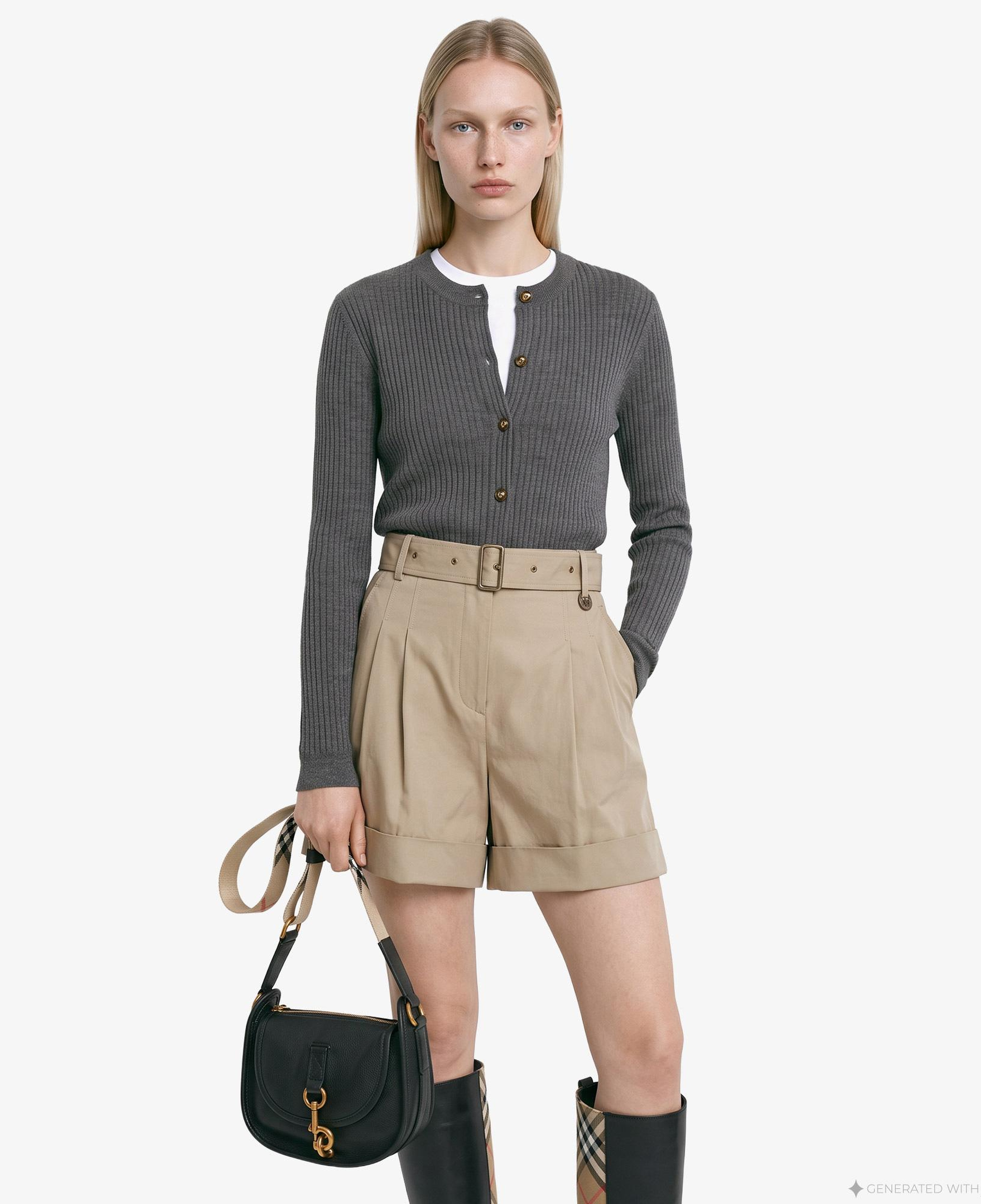 Burberry Rae Kadın Gri Hırka