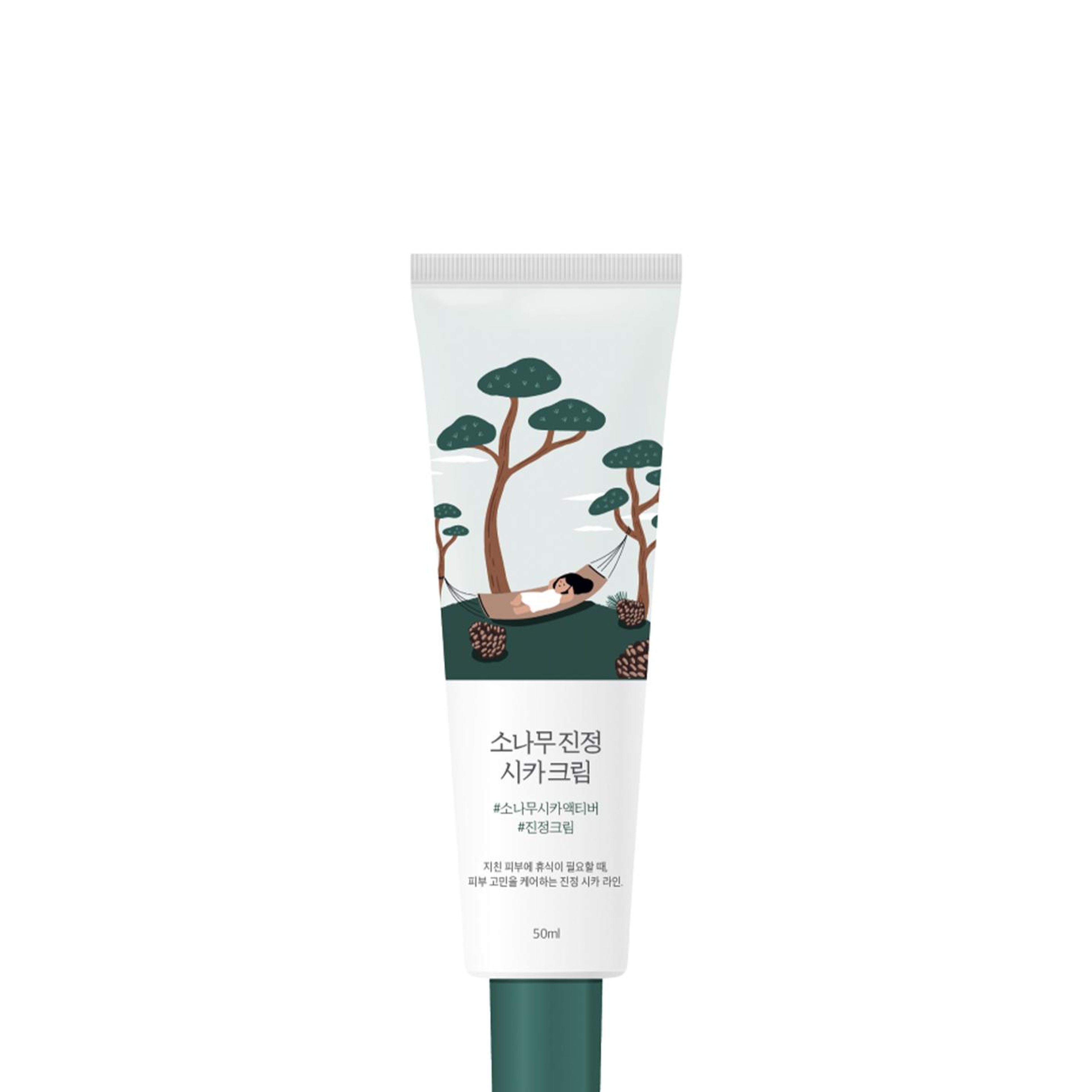Round Lab Pine Calming Cica Cream Bariyer Koruyucu ve Stres Karşıtı Çam Özlü Cica Yüz Kremi 50 ml