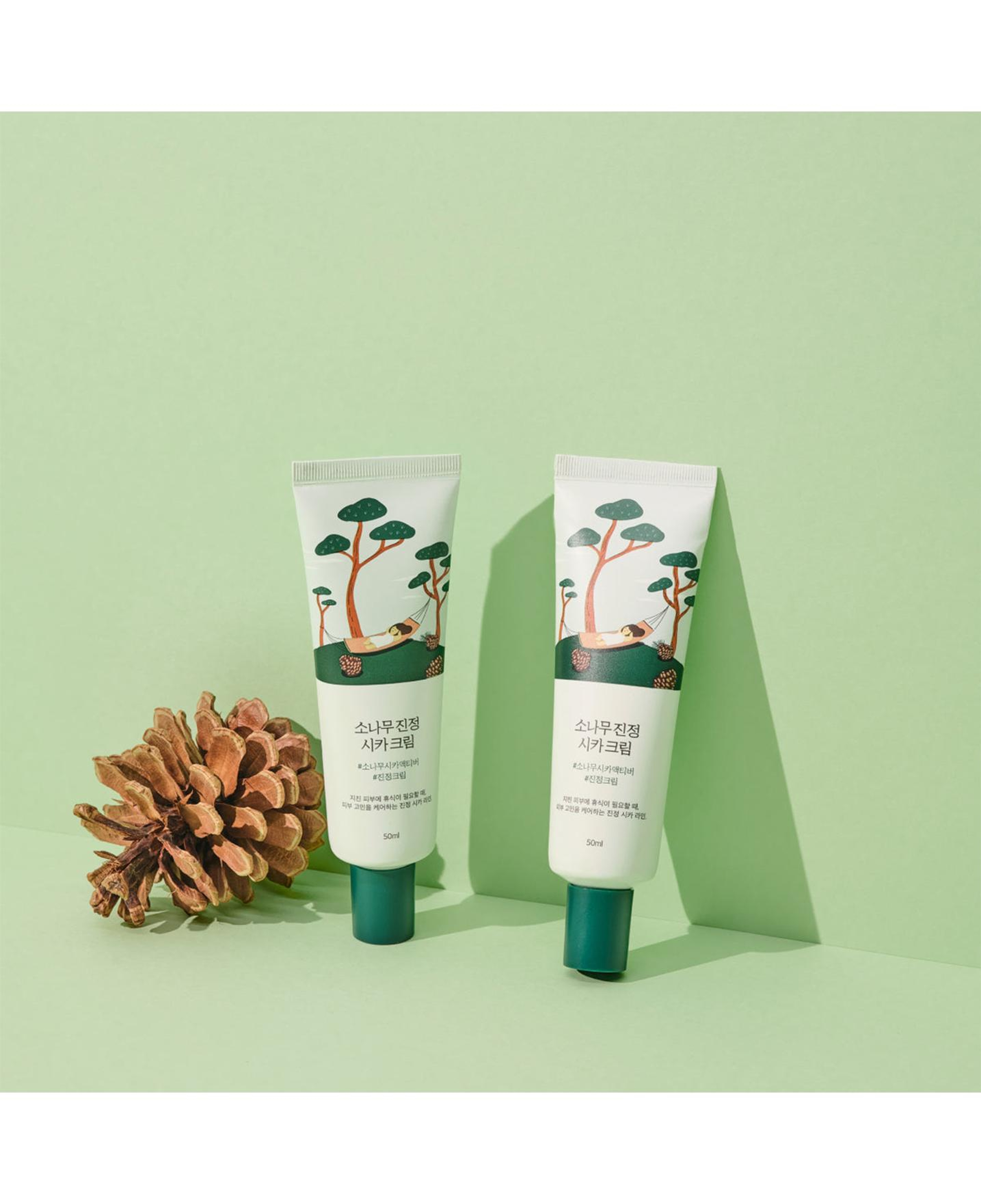 Round Lab Pine Calming Cica Cream Bariyer Koruyucu ve Stres Karşıtı Çam Özlü Cica Yüz Kremi 50 ml