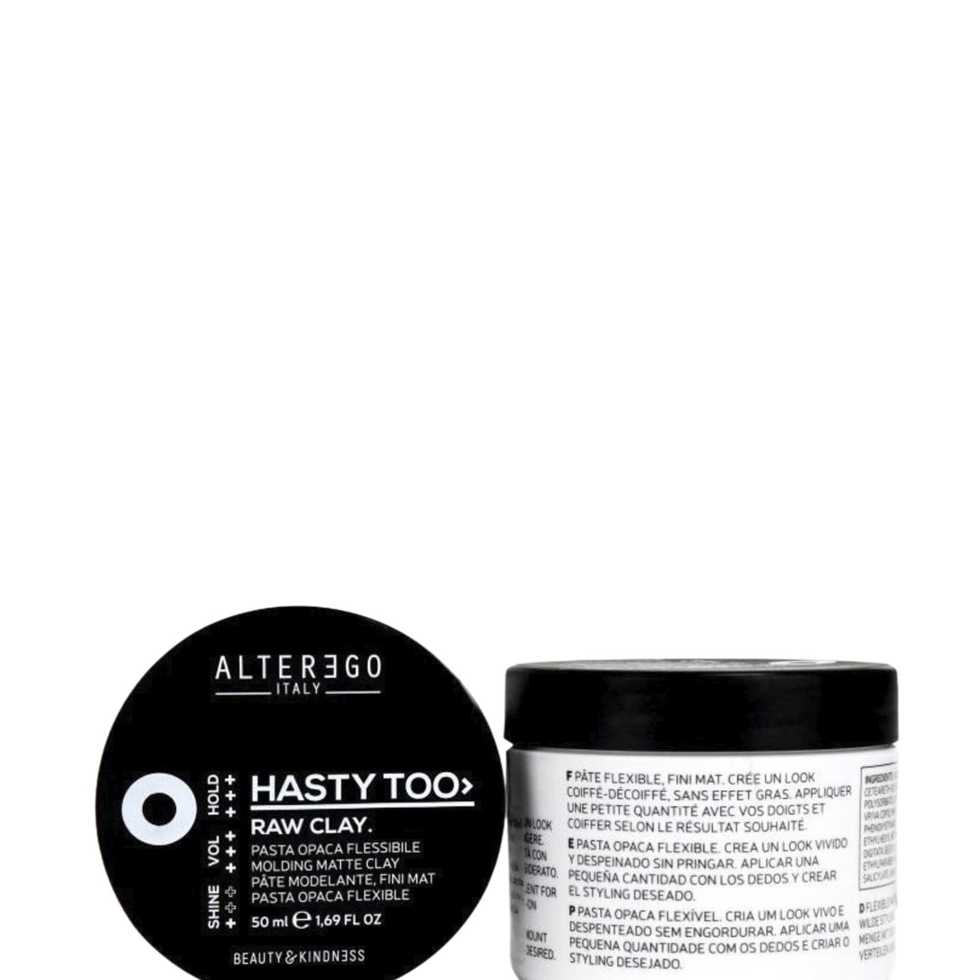 Alter Ego Italy Hasty Too Raw Clay Hacim Veren Saç Jölesi 50 ml