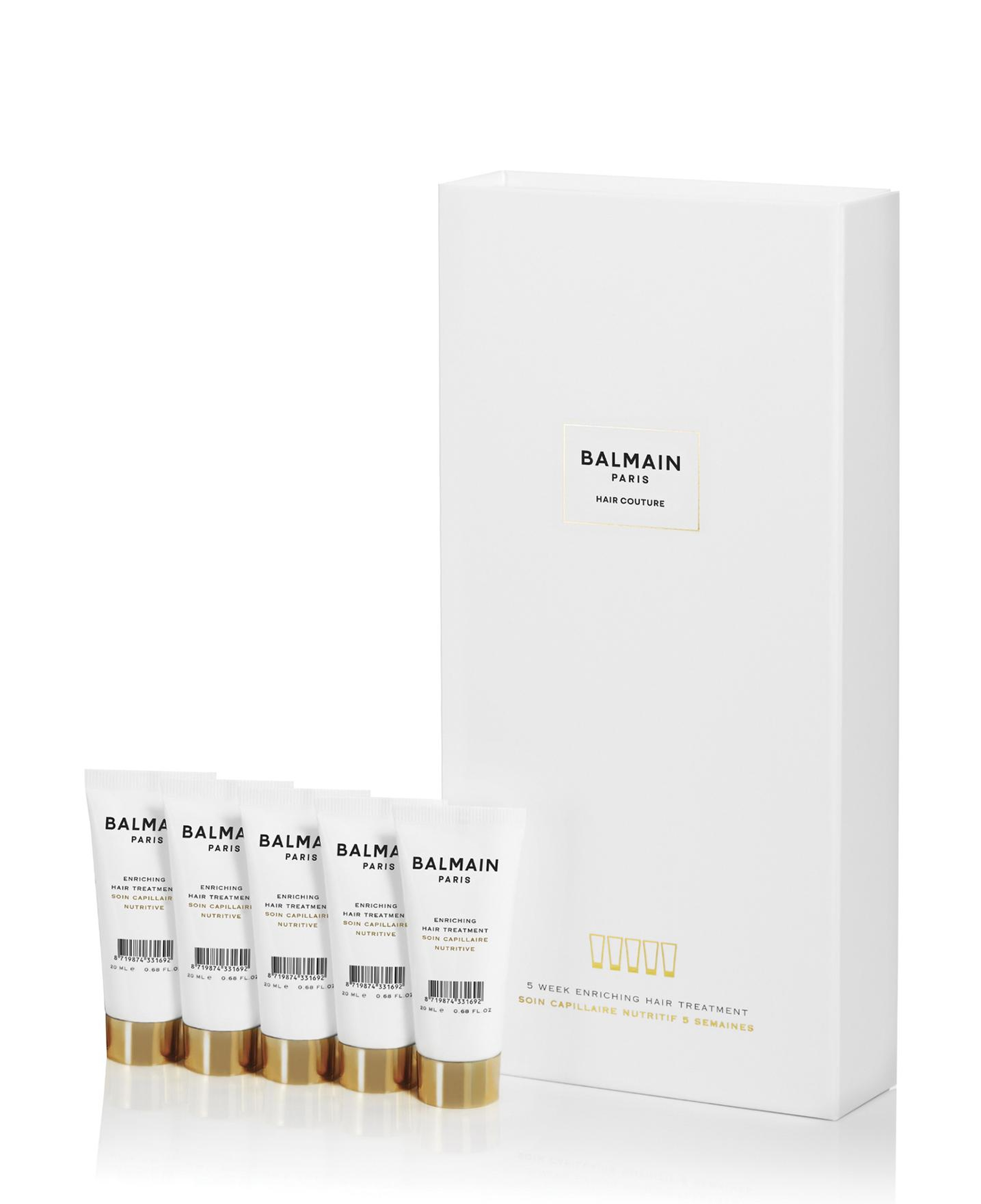 Balmain 5 Week Enriching Hair Treatment Canlandırıcı Saç Bakım Seti 5 x 20 m l