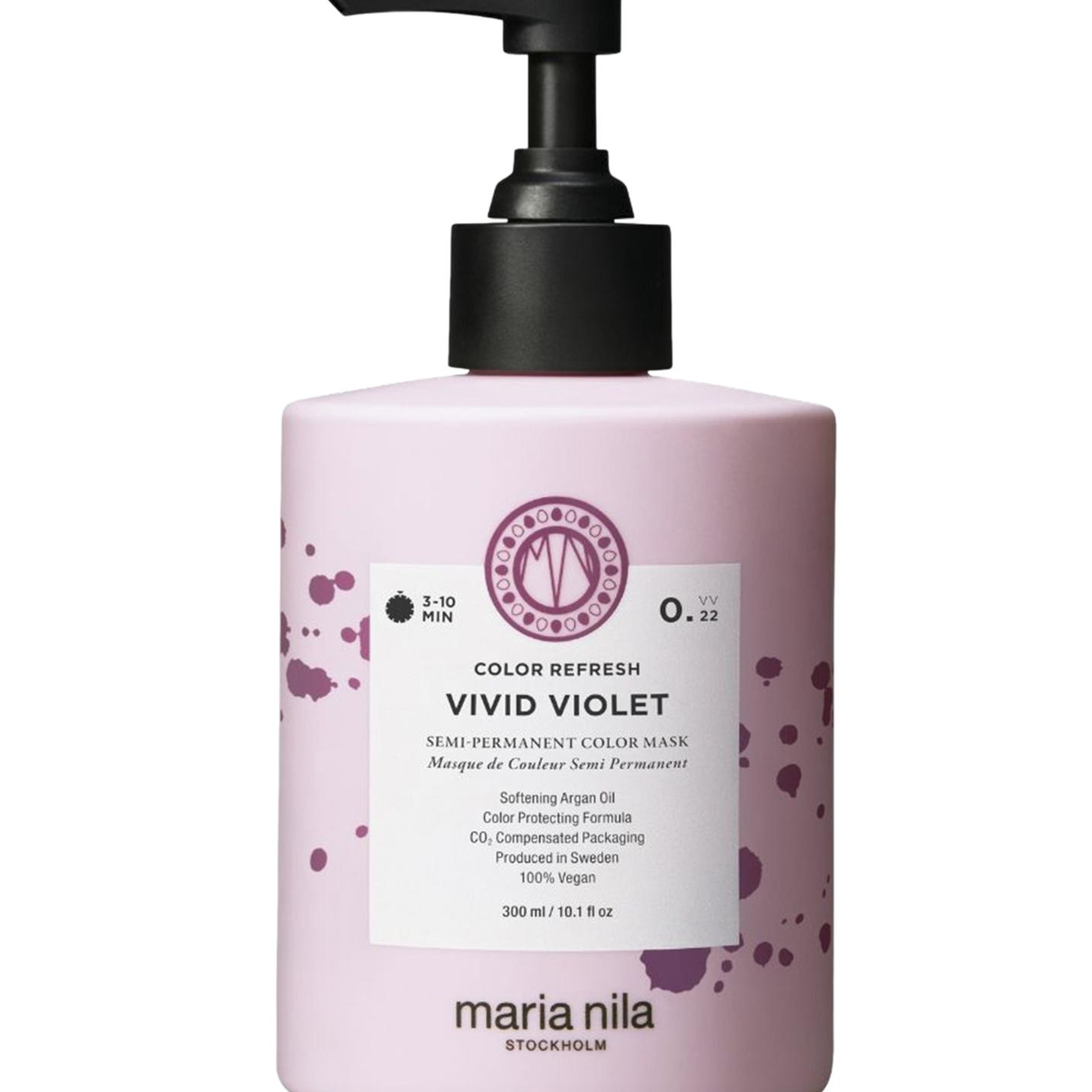 Maria Nila Colour Refresh Vivid Violet 0.22 Besleyici Renk Saç Maskesi 300 ml