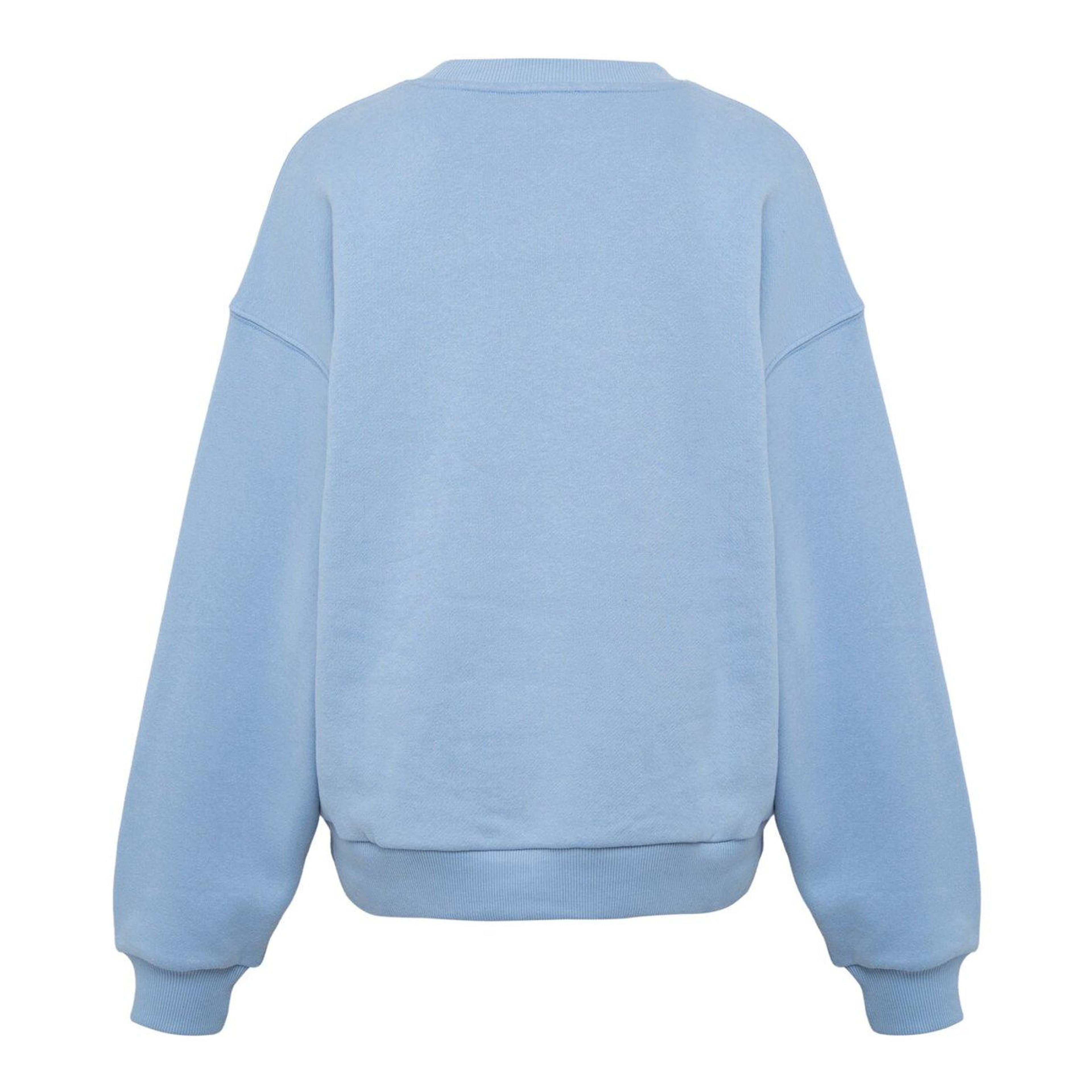 Mavi Mavi Logo Baskılı Mavi Sweatshirt 1S10419-70831