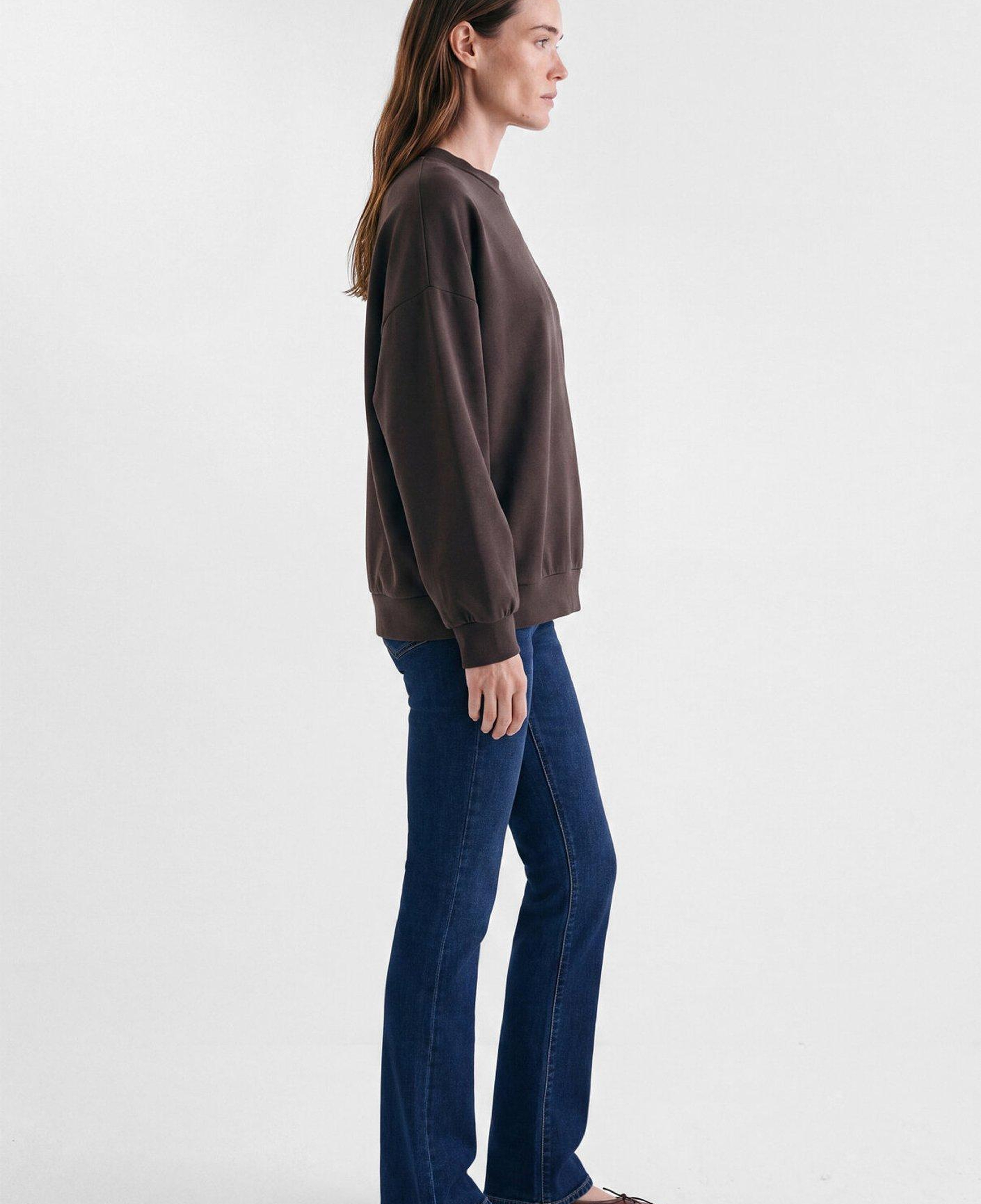 Mavi Soft-Premium (TENCEL™) Modal Karışımlı Kahverengi Sweatshirt 168837-89103